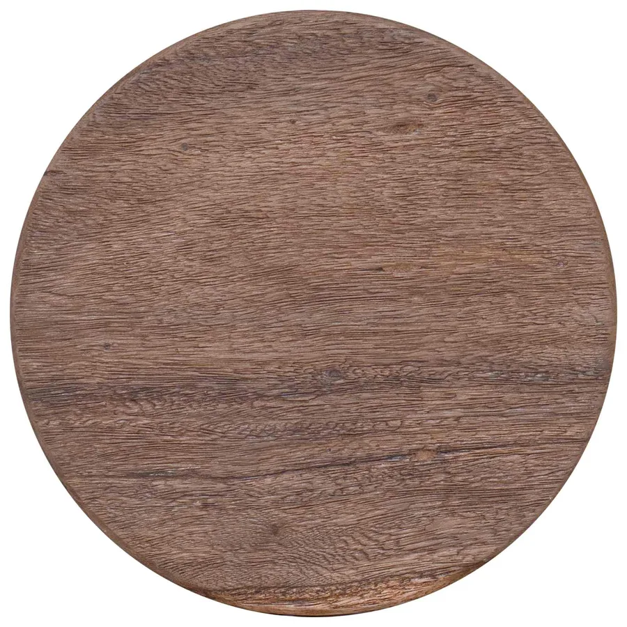 Tabouret Naturel 30 x 30 x 45 cm Bois de teck massif - 7