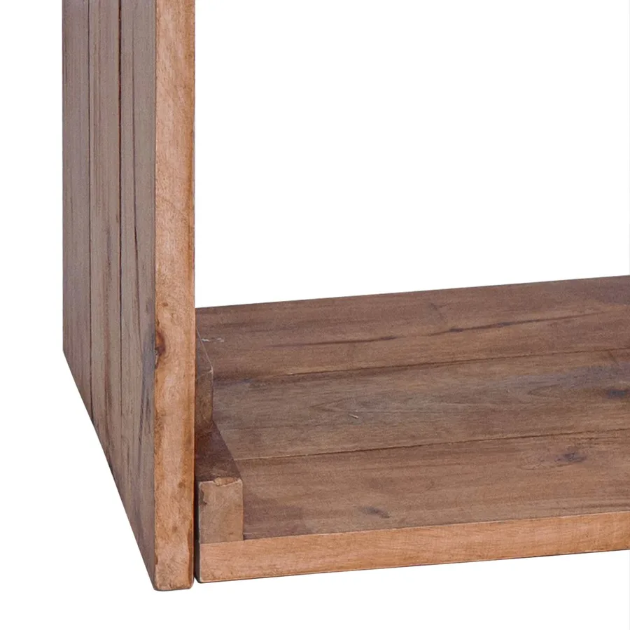 Table de chevet Marron 63 x 30 x 79 cm Bois de Mahogany Massif - 10