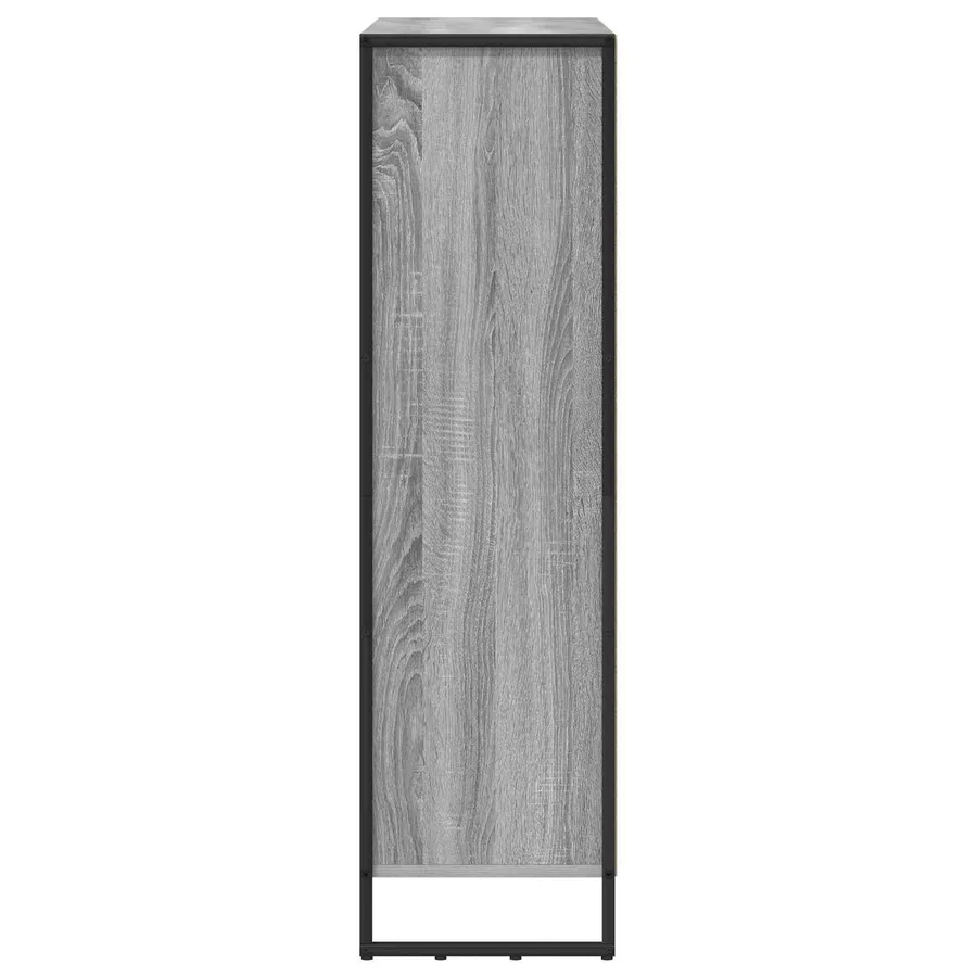 Bibliothèque 99,5 x 30 x 108 cm Bois d'ingénierie Gris Sonoma - 7