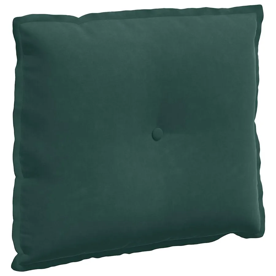 Coussin de Dos Vert foncé 60 x 50 cm Tissu en velours côtelé - 2