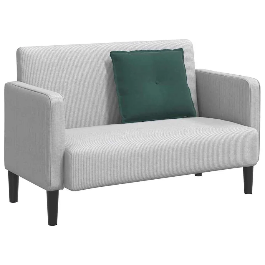 Coussin de Dos Vert foncé 60 x 50 cm Tissu en velours côtelé - 3