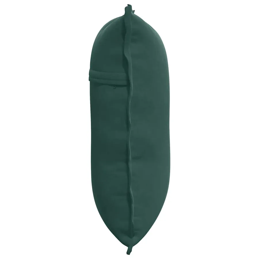 Coussin de Dos Vert foncé 60 x 50 cm Tissu en velours côtelé - 6