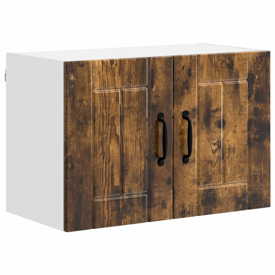 Meuble mural LUCCA Chêne fumé 60 x 31 x 40 cm Bois d'ingénierie - 2
