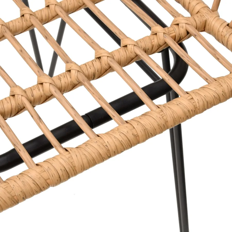 Chaises de jardin lot de 2 accoudoir 56x64x80 cm Résine tressée - 8