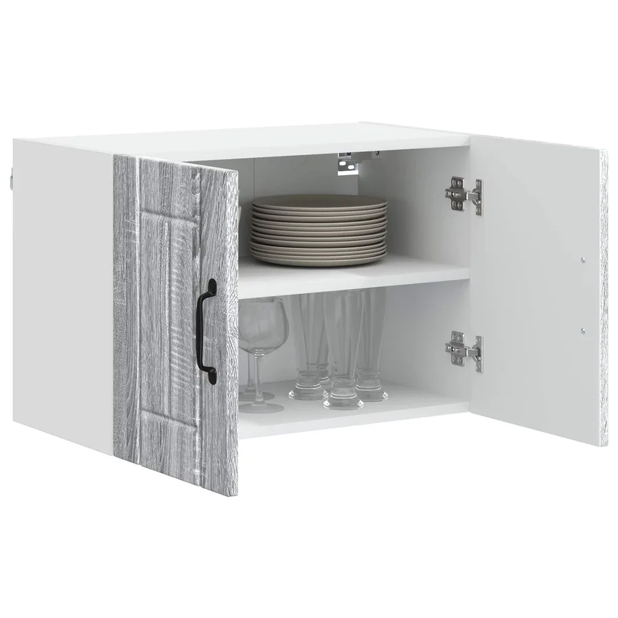 Meuble mural LUCCA Sonoma gris 60 x 31 x 40 cm - 3