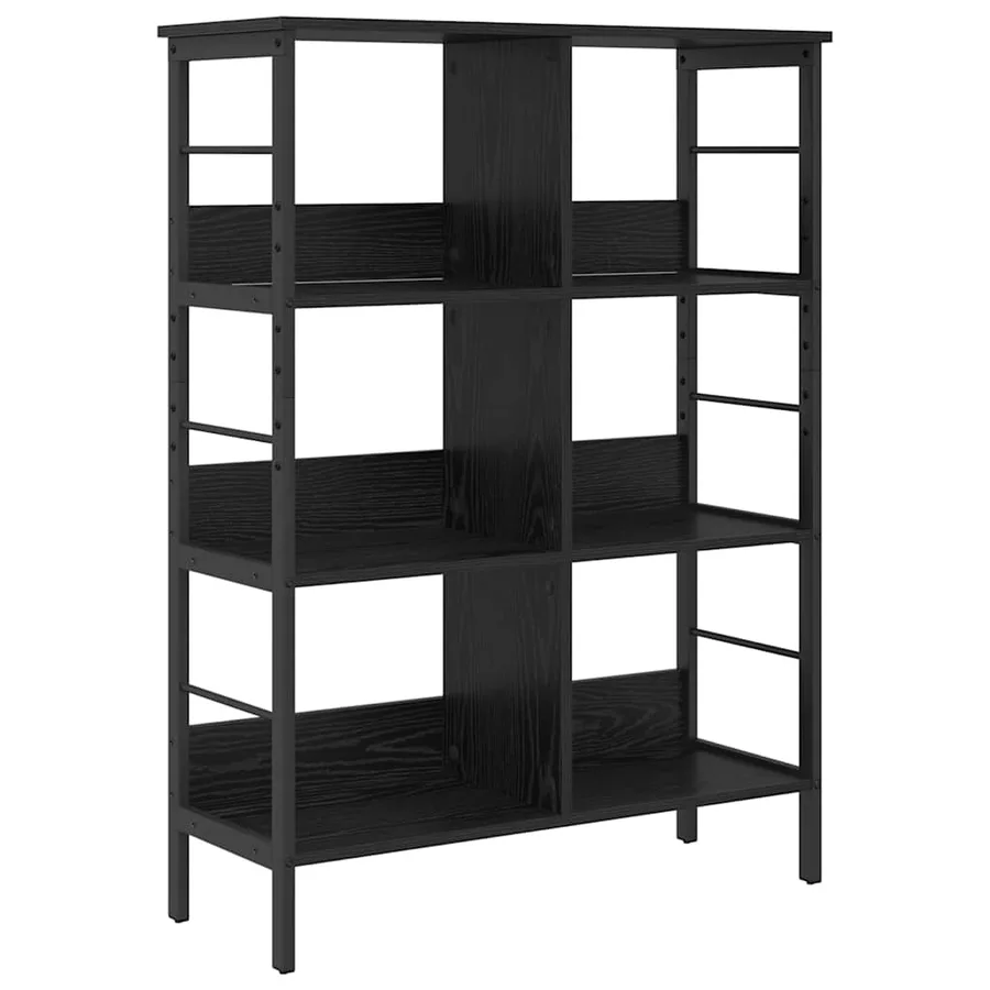 Étagère Chêne noir 82 x 32 x 112 cm Bois d'ingénierie - 2
