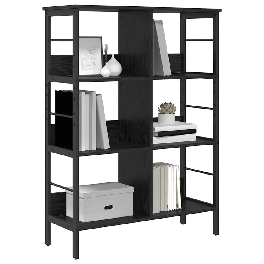 Étagère Chêne noir 82 x 32 x 112 cm Bois d'ingénierie - 3