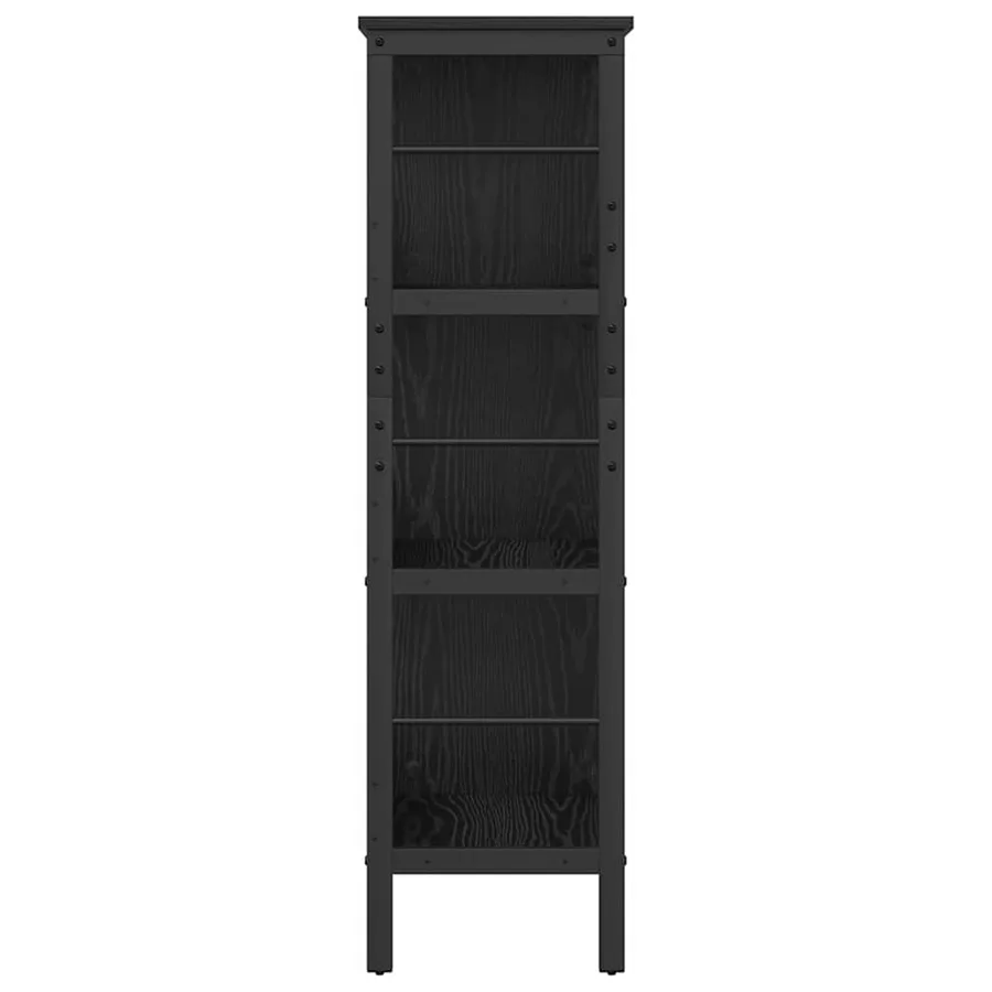 Étagère Chêne noir 82 x 32 x 112 cm Bois d'ingénierie - 6