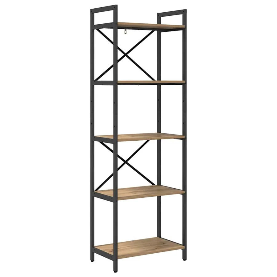 Étagère 5 niveaux 56 x 34 x 171 cm Bois d'ingénierie - 2