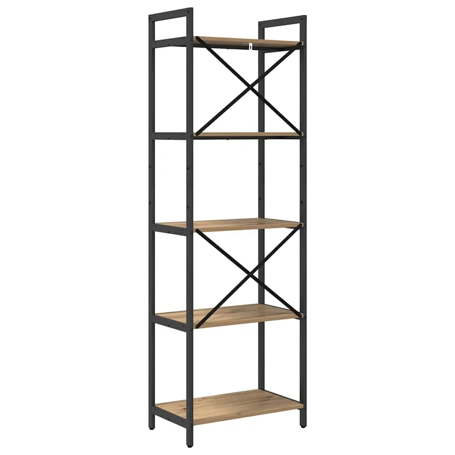 Étagère 5 niveaux 56 x 34 x 171 cm Bois d'ingénierie - 7