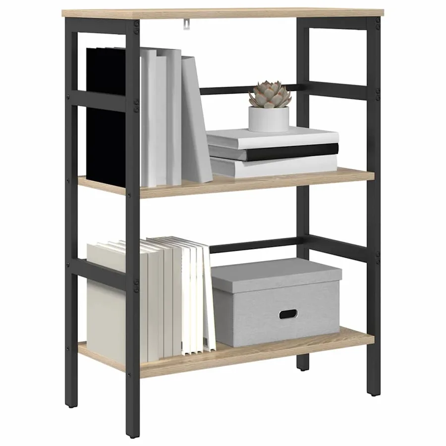 Étagère Chêne Sonoma 60 x 29,5 x 81 cm Bois d'ingénierie - 3