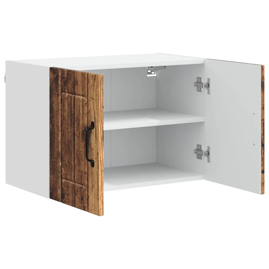 Meuble mural LUCCA Bois ancien 60 x 31 x 40 cm - 4