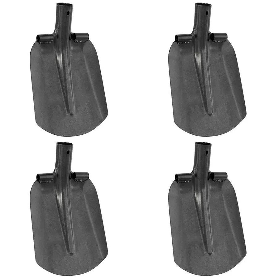 Tête de pelle 4 pcs Argent 33 x 21 cm Acier enduit de poudre - 2