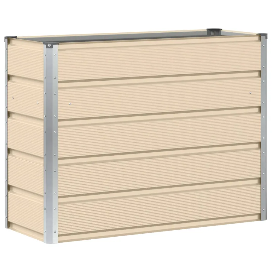 Jardinière Ivoire 100 x 40 x 75 cm Acier - 2