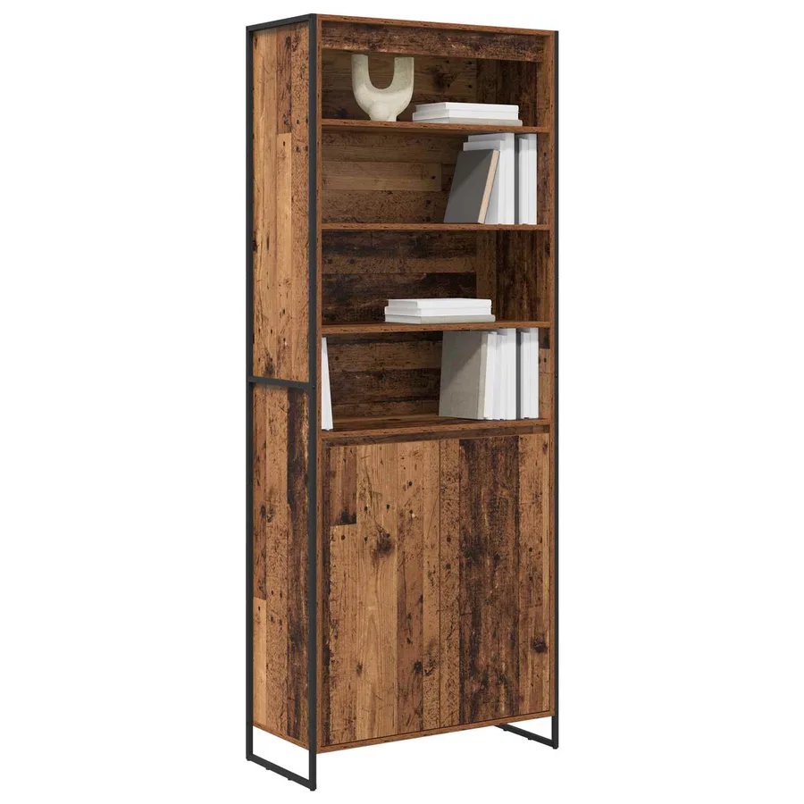 Armoires Hautes Bois Ancien 79 x 36 x 200 cm Bois d'ingénierie - 3