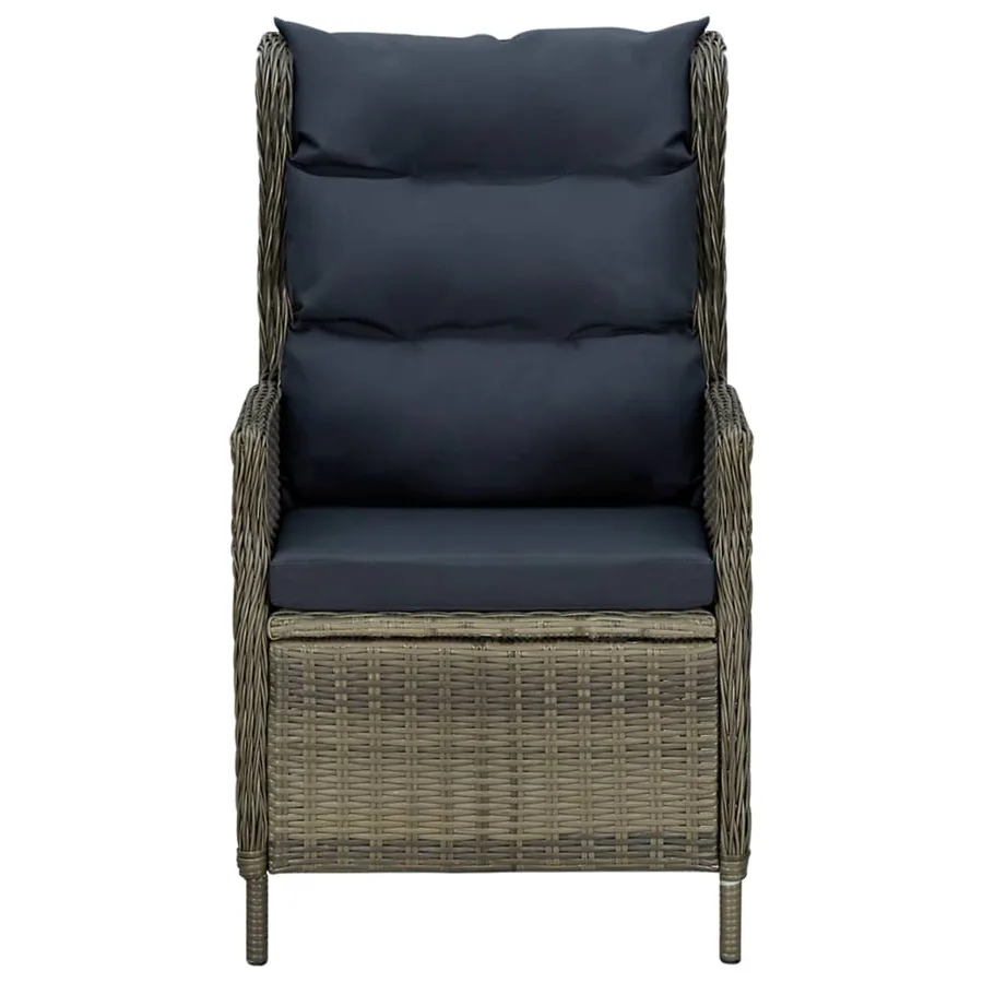 Ensemble à manger de jardin 5 pcs Marron - 4
