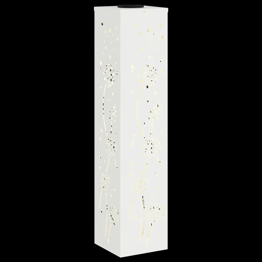 Lumière de chemin LED solaire 2 pcs Blanc chaud 18 x 18 x 80 cm - 12