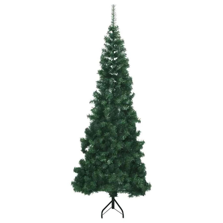 Arbre de Noël artificiel d'angle Vert 180 cm PVC et métal - 3