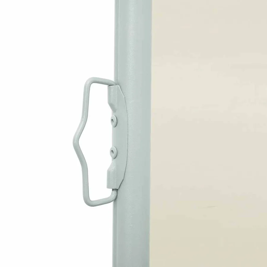 Auvent latéral rétractable de patio 600x160 cm crème - 9
