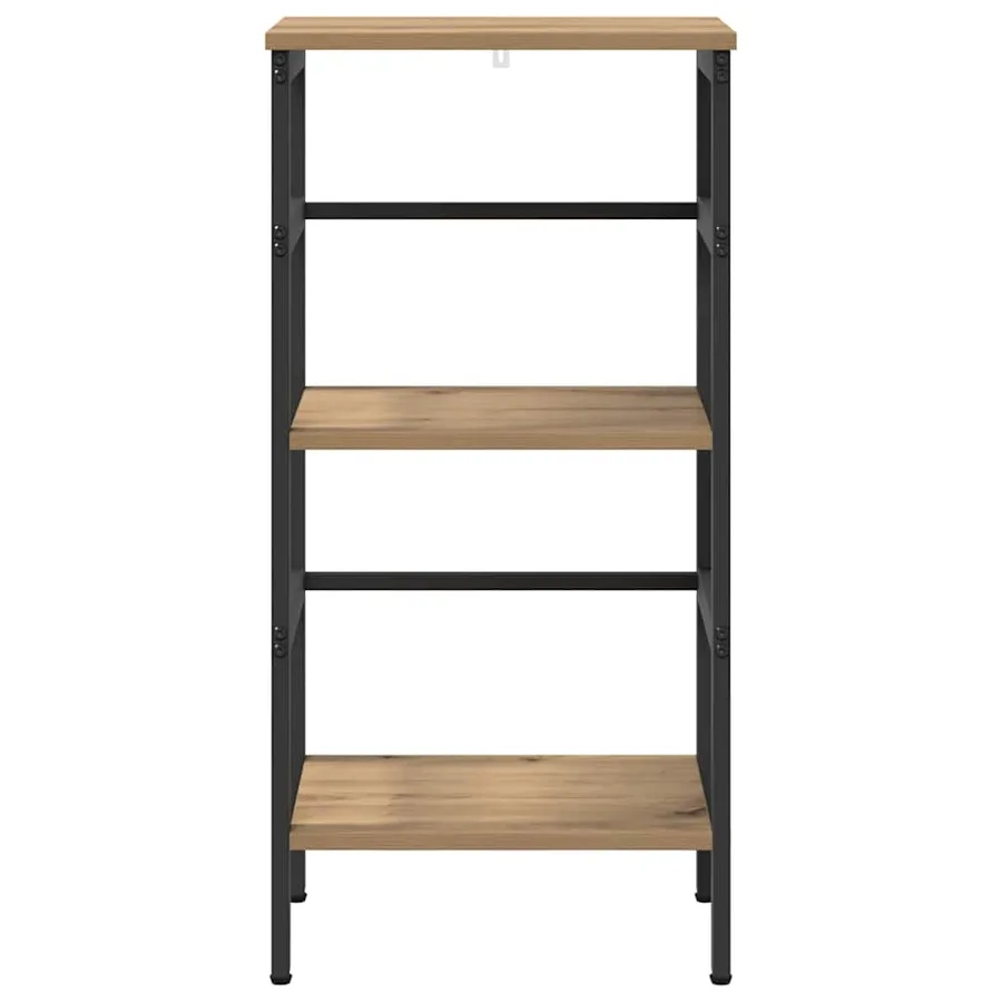 Étagère 2 niveaux 40 x 29,5 x 81 cm Bois d'ingénierie - 5