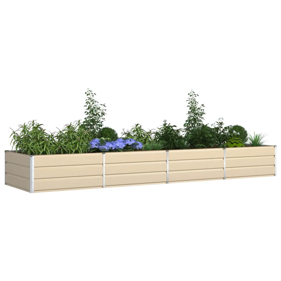 Jardinière Ivoire 385 x 100 x 45 cm Acier galvanisé - 3
