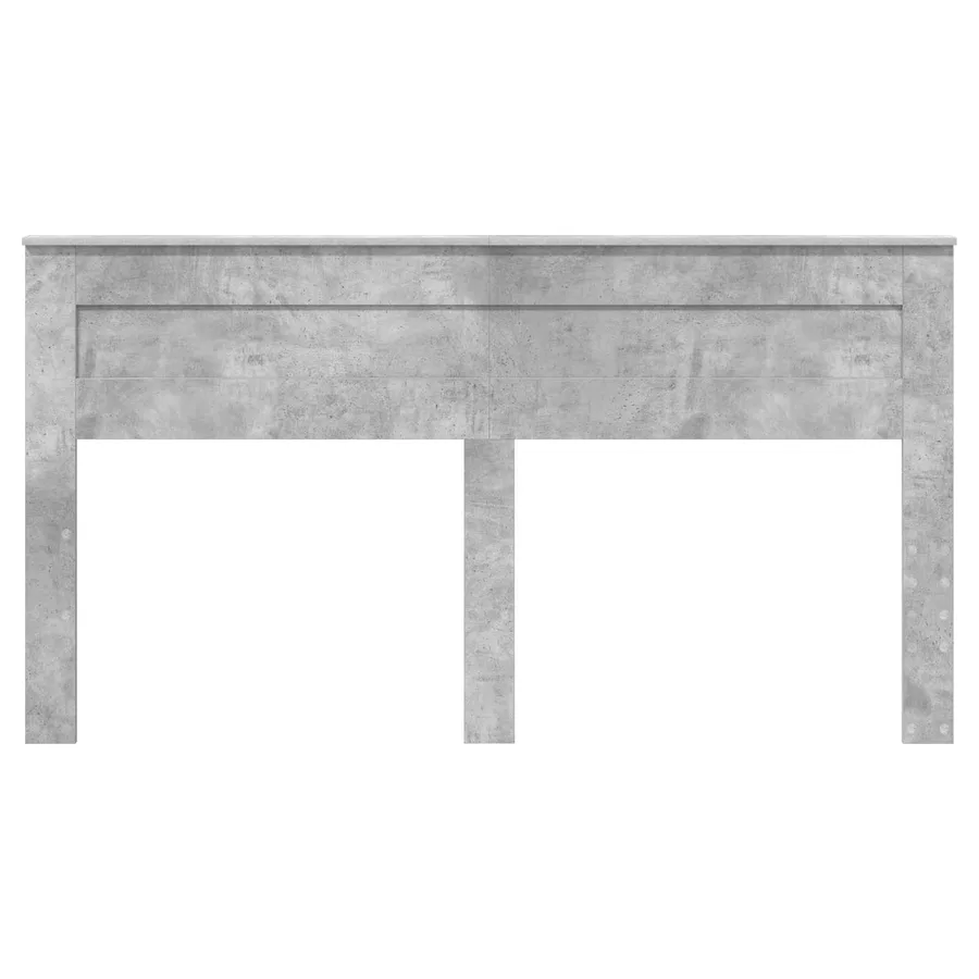 Tête de lit Gris béton Bois d'ingénierie - 4