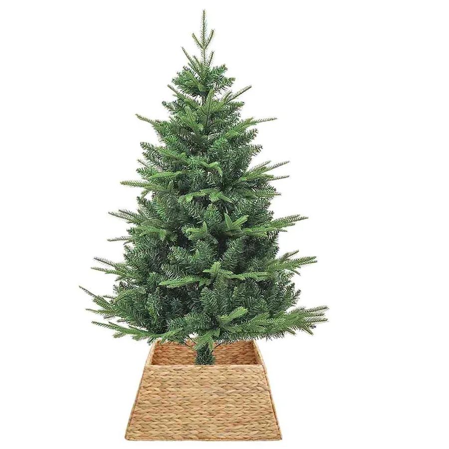 Collier de sapin de Noël Marron 70 x 70 x 28 cm Jacinthe d'eau - 3