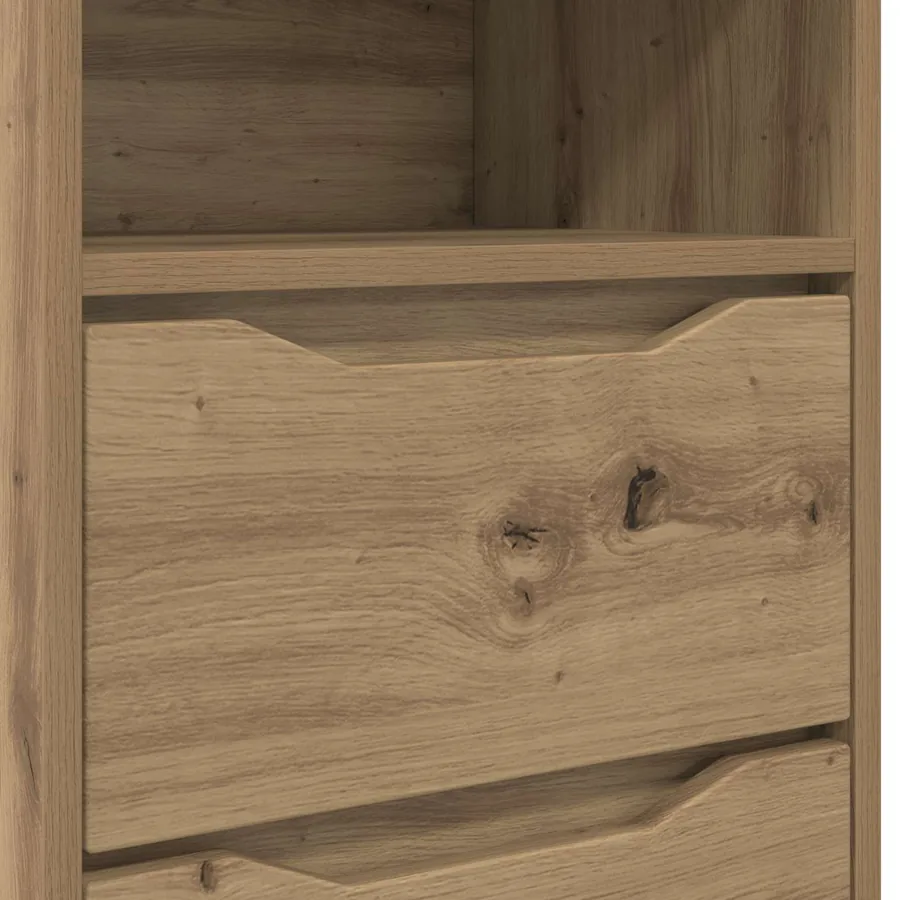 Tables de chevet 2 pc Chêne artisanal 40 x 30 x 467 cm - 10