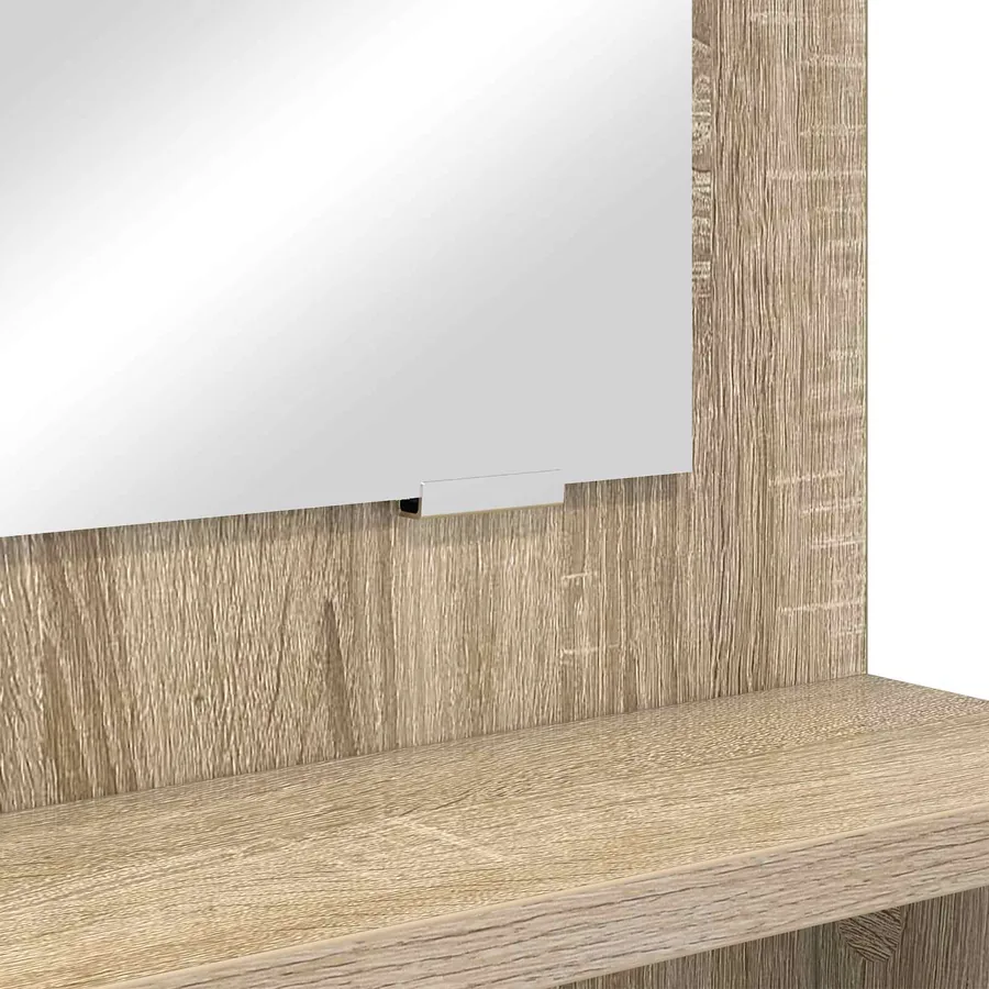 Tables de maquillage pour chambre avec tiroir Chêne Sonoma - 11