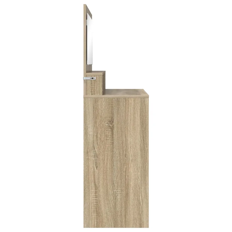 Tables de maquillage pour chambre avec tiroir Chêne Sonoma - 7