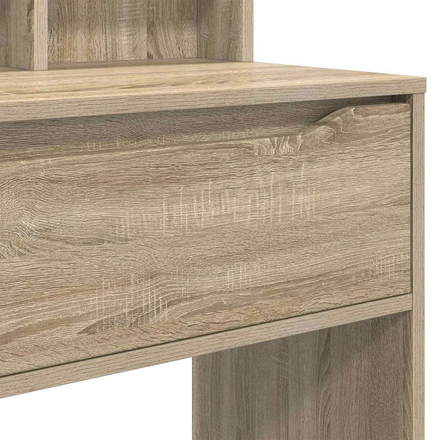 Tables de maquillage pour chambre avec tiroir Chêne Sonoma - 8