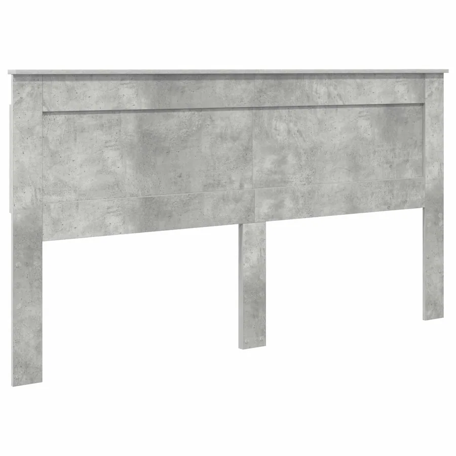 Tête de lit Gris béton 200 cm Bois d'ingénierie - 2