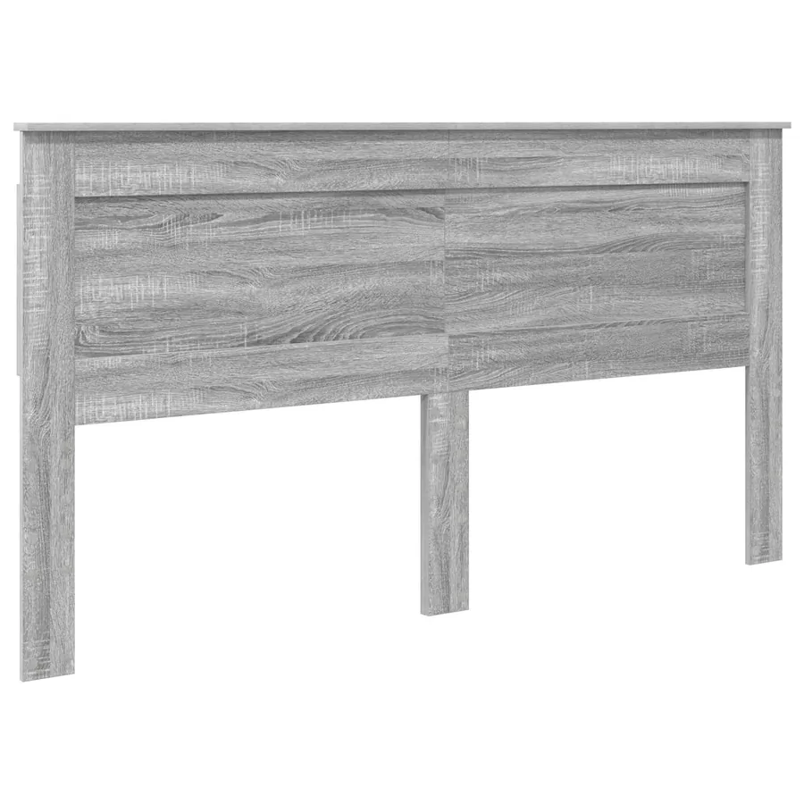 Tête de lit Gris Sonoma 200 cm Bois d'ingénierie - 2