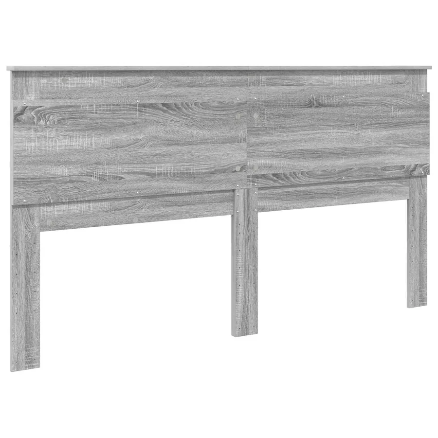 Tête de lit Gris Sonoma 200 cm Bois d'ingénierie - 6