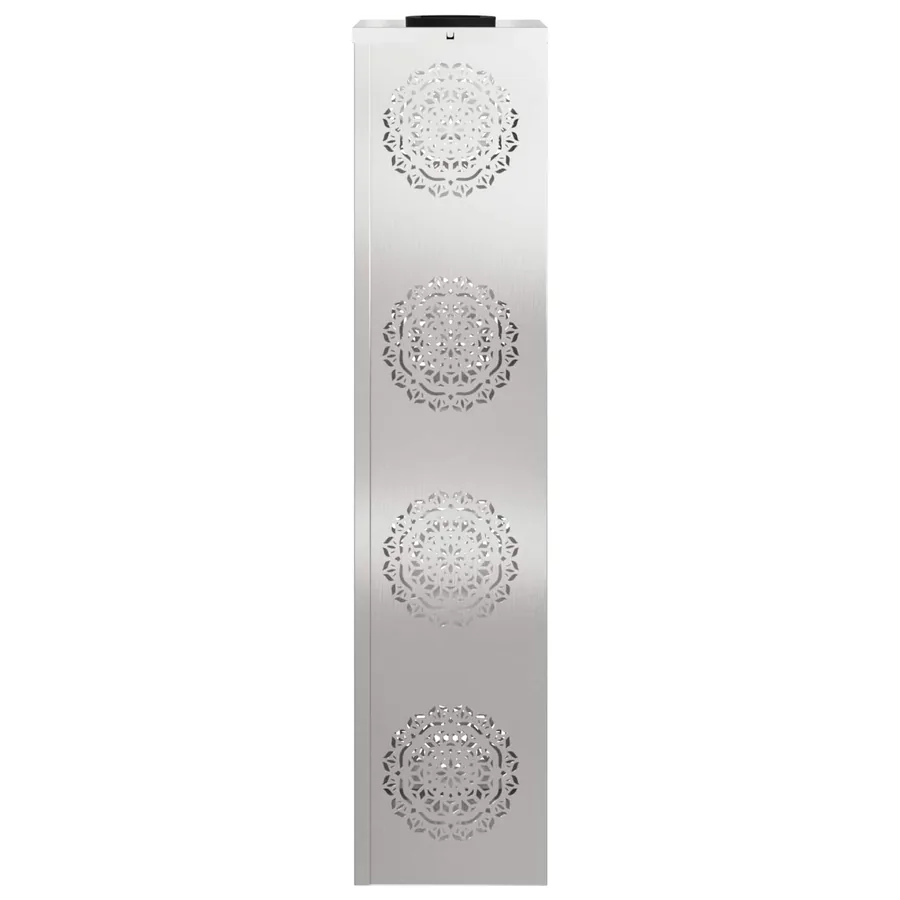 Lumière de chemin LED solaire 2 pcs Blanc chaud 18 x 18 x 80 cm - 6