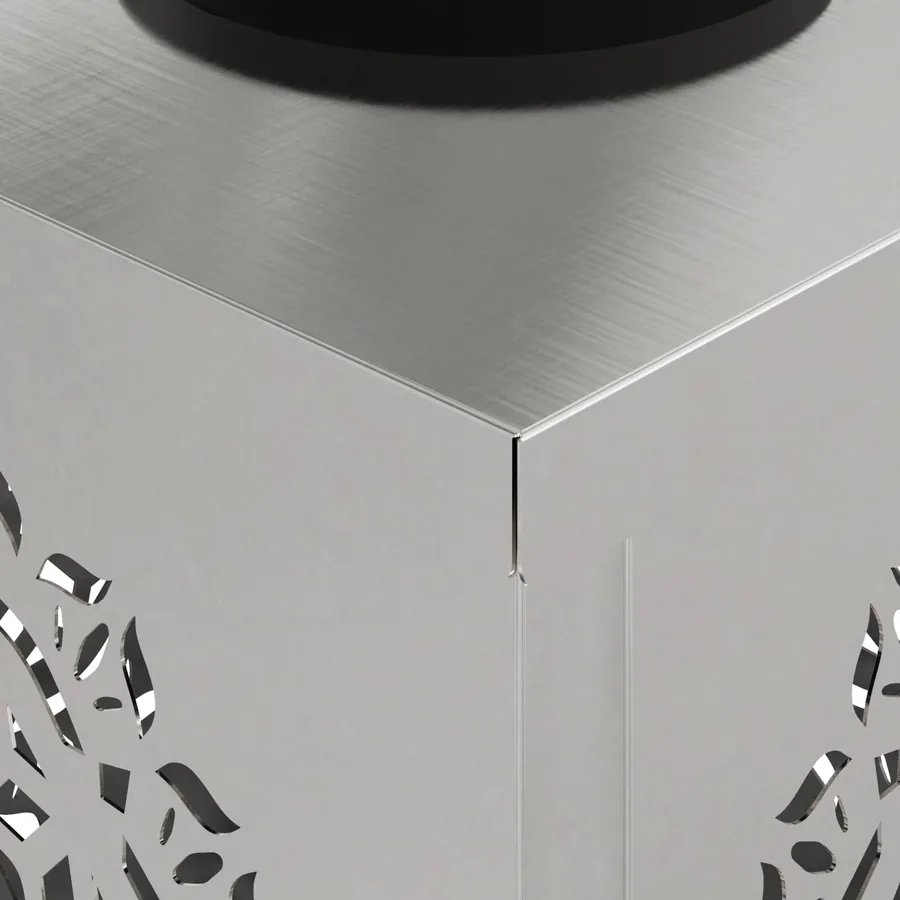 Lumière de chemin LED solaire 2 pcs Blanc chaud 18 x 18 x 80 cm - 8