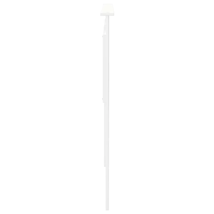 Tête de lit avec tête de lit Blanc 200 cm Bois d'ingénierie - 5