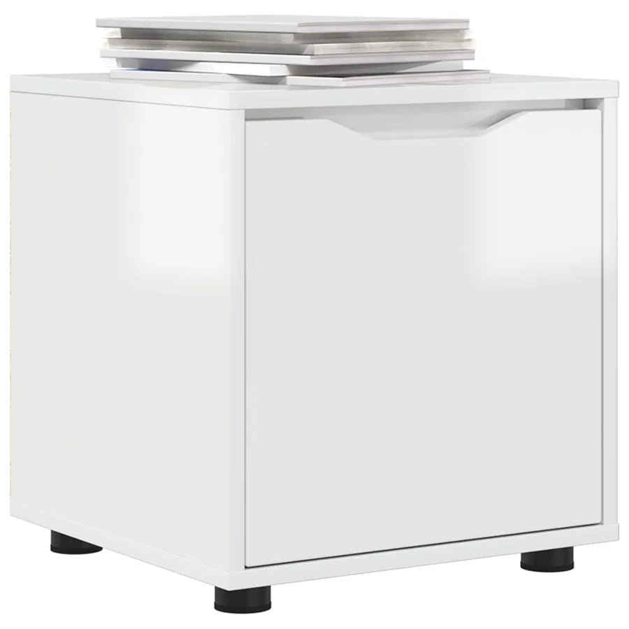 Cabinet de salle de bain Blanc brillant 40,5 x 40 x 44 cm - 3