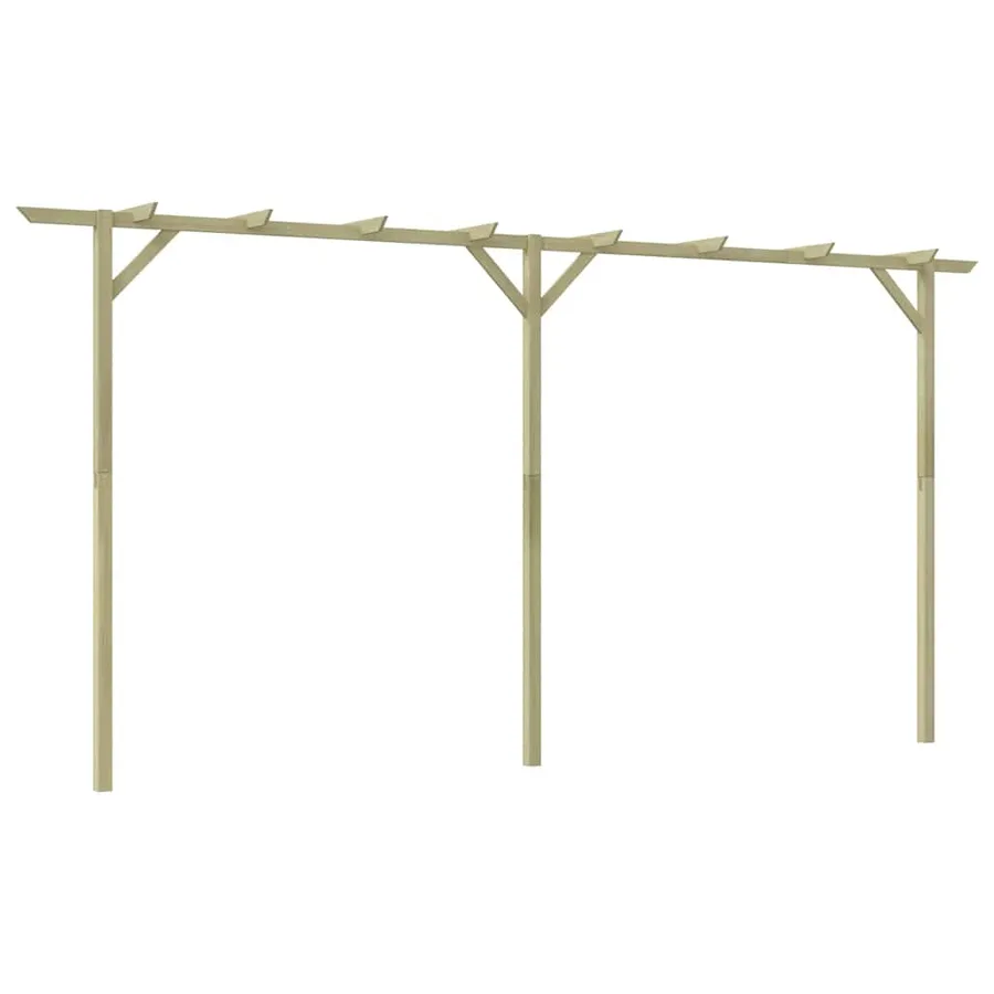 Pergola de jardin 410 x 40 x 203 cm Bois - 7