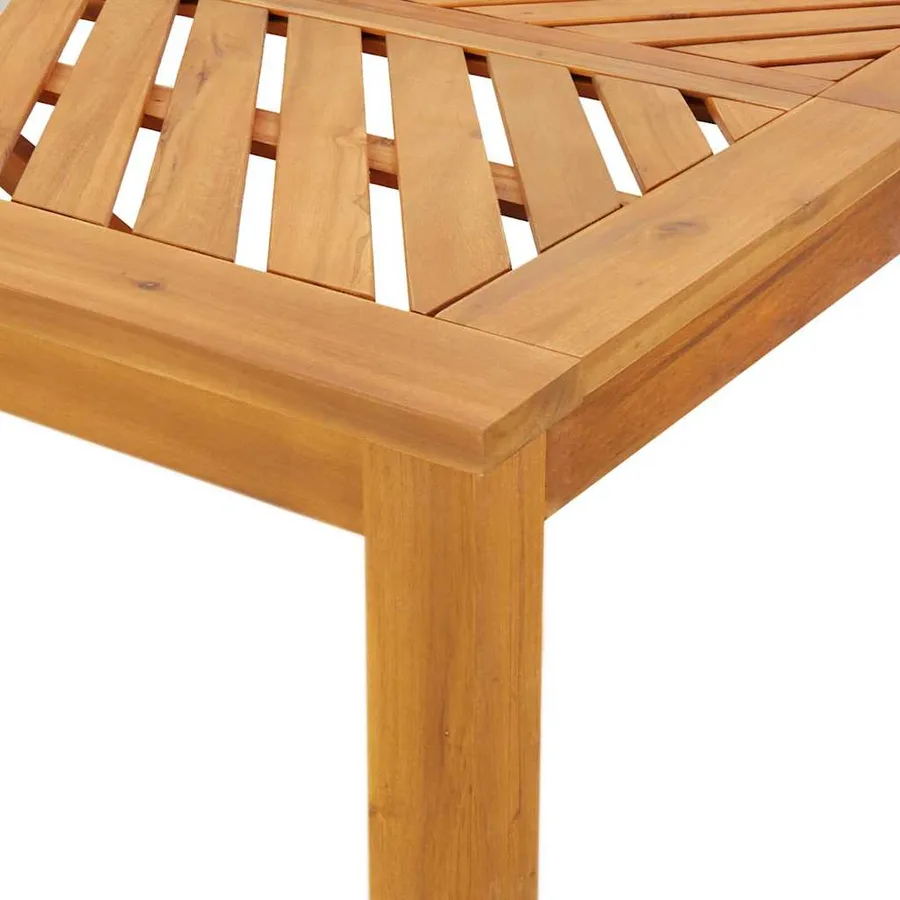 Ensemble de salle à manger pour jardin 5 pc Marron - 11