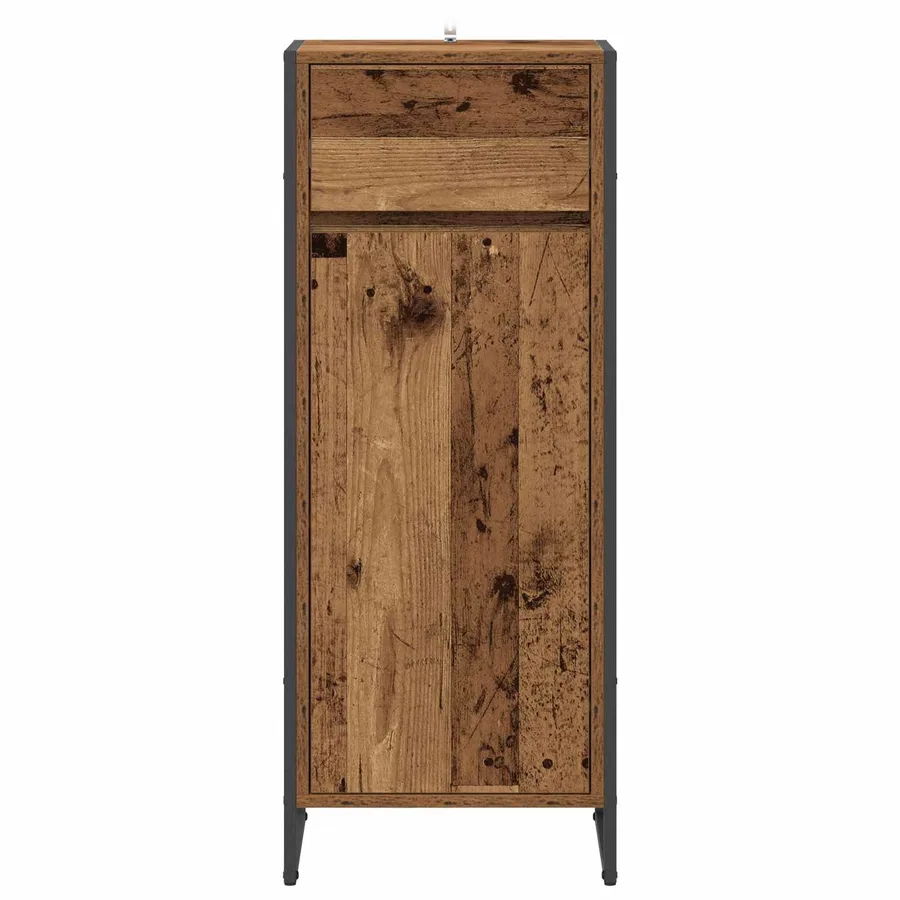 Cabinet de salle de bain Bois Ancien 40 x 30 x 100 cm - 4