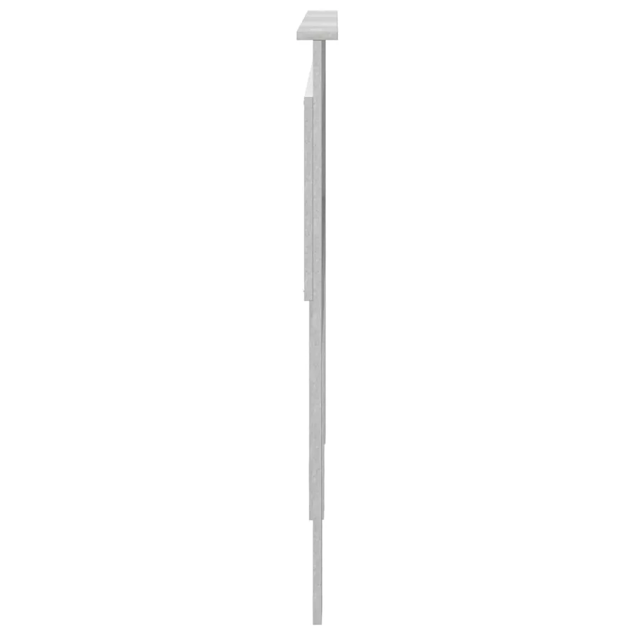 Tête de lit Gris béton 135 cm Bois d'ingénierie - 5
