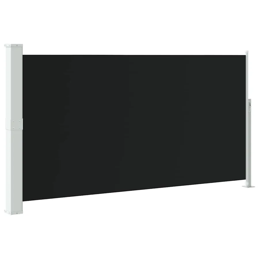 Auvent latéral de patio 160x300 cm Noir - 2