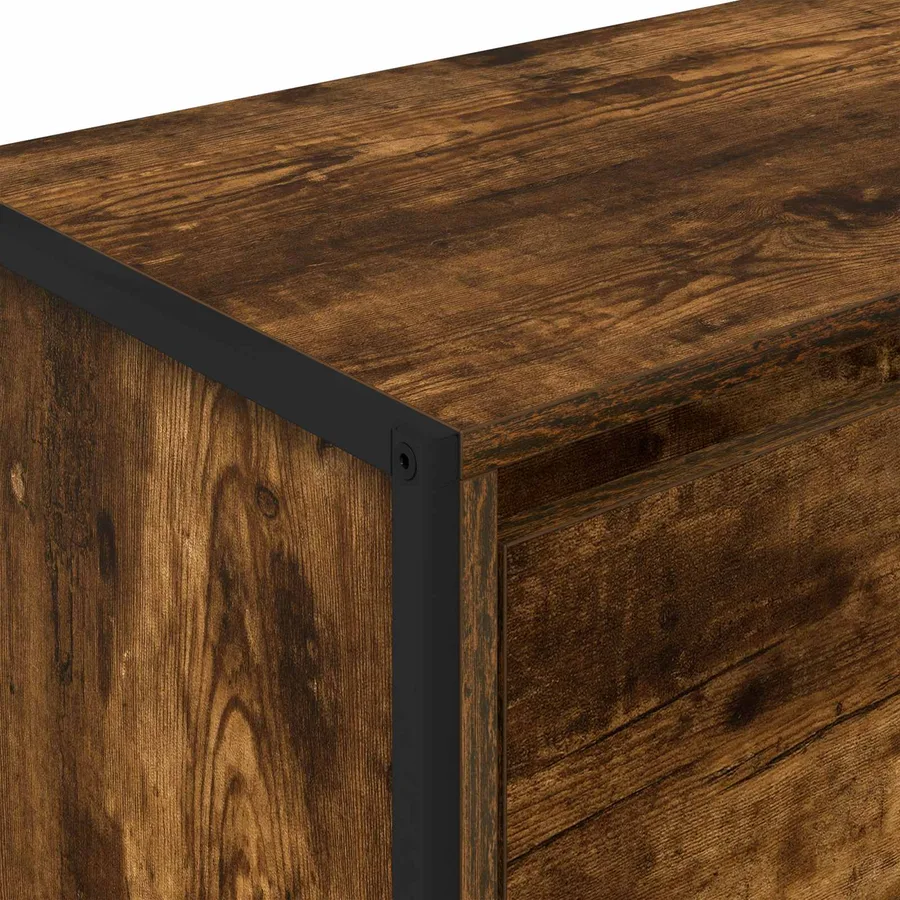 Buffet Chêne Fumé 79 x 36 x 75.5 cm Bois d'ingénierie - 9