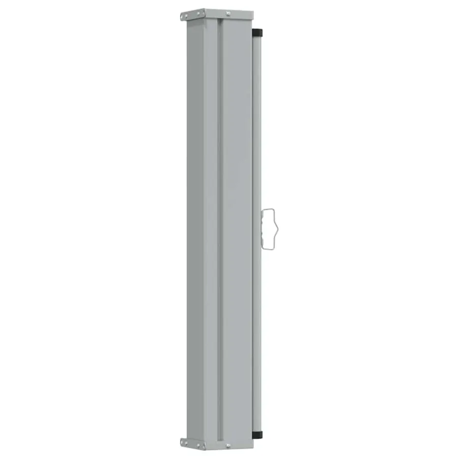 Auvent latéral rétractable de patio 100 x 300 cm Gris - 5