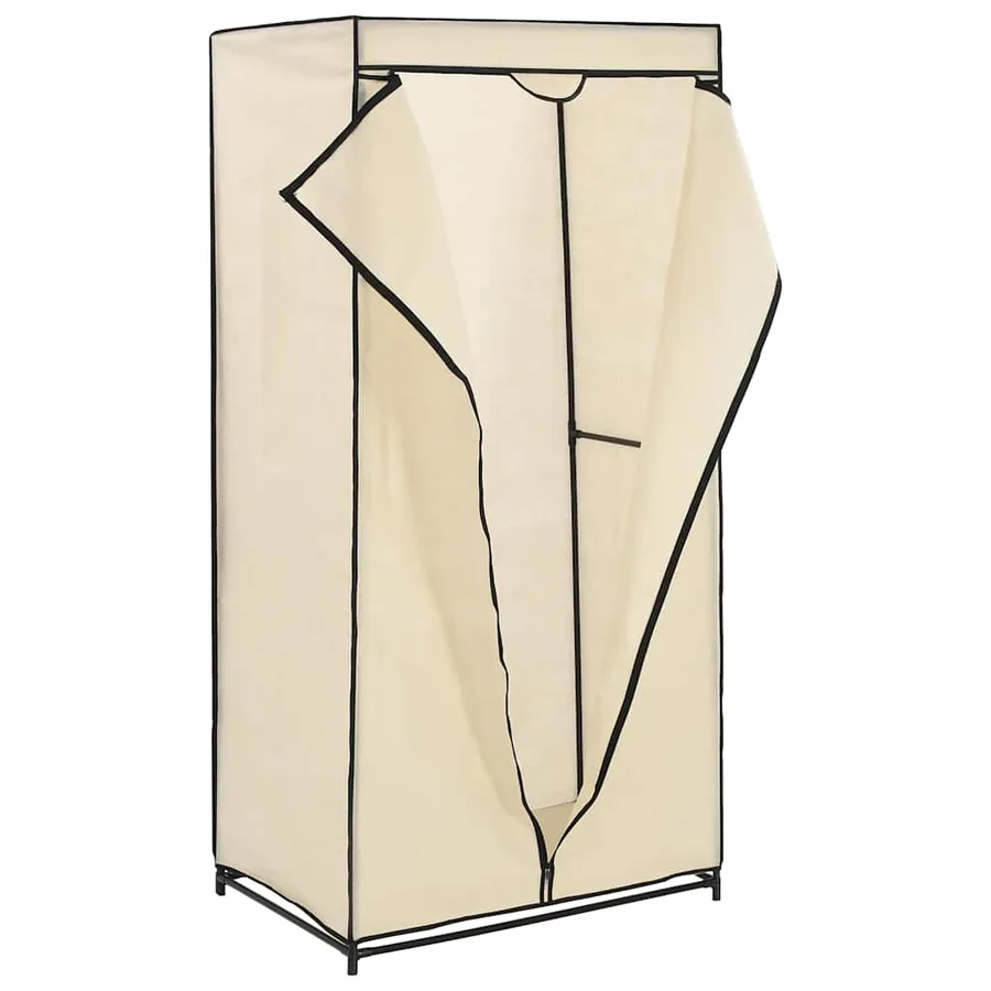 2 pcs Garde-robes Crème 75x50x160 cm - 4