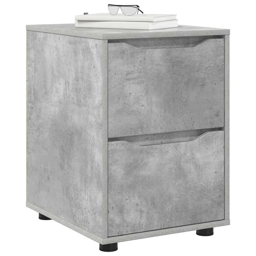 Armoire de rangement Gris béton 40 x 48 x 57 cm - 3