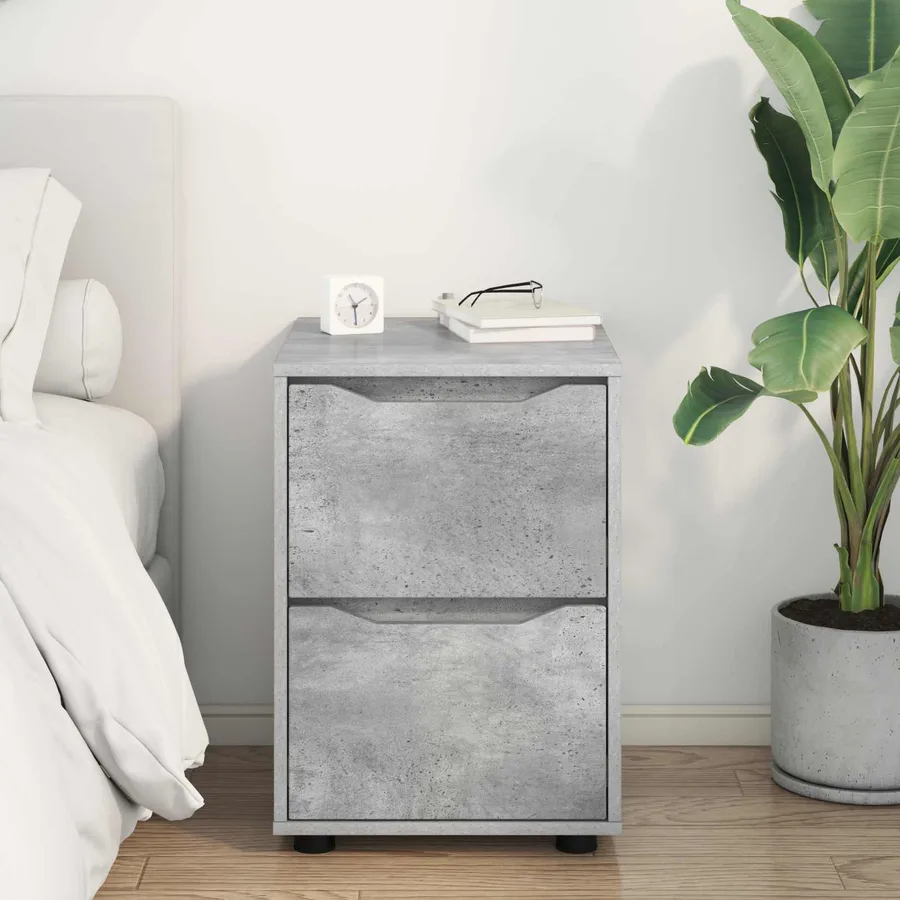 Armoire de rangement Gris béton 40 x 48 x 57 cm - 4