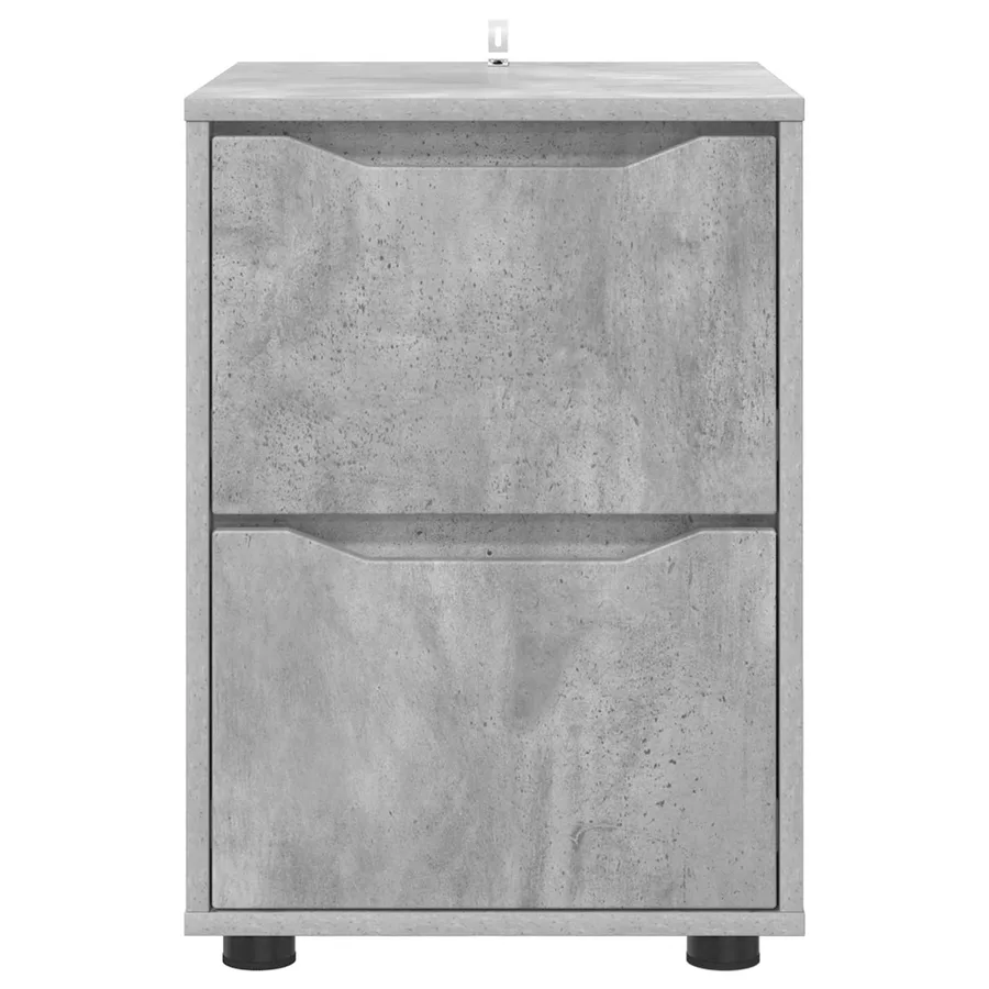 Armoire de rangement Gris béton 40 x 48 x 57 cm - 6