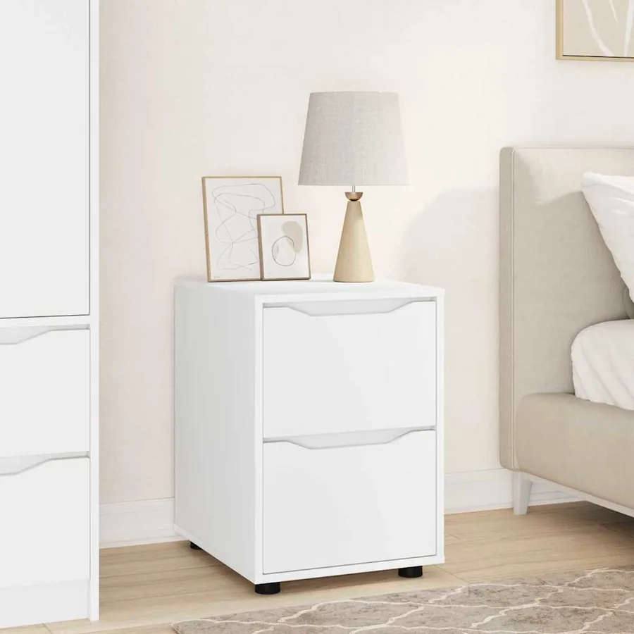 Armoire de rangement Blanc 40 x 48 x 57 cm Bois d'ingénierie